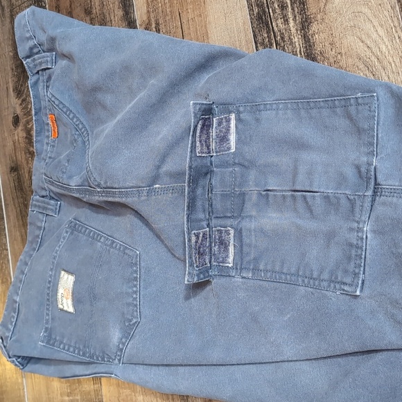 Jeep Heavyweight Duck Canvas Cargo Overland Pants Size 38x32 In Slate Gray - Picture 8 of 11